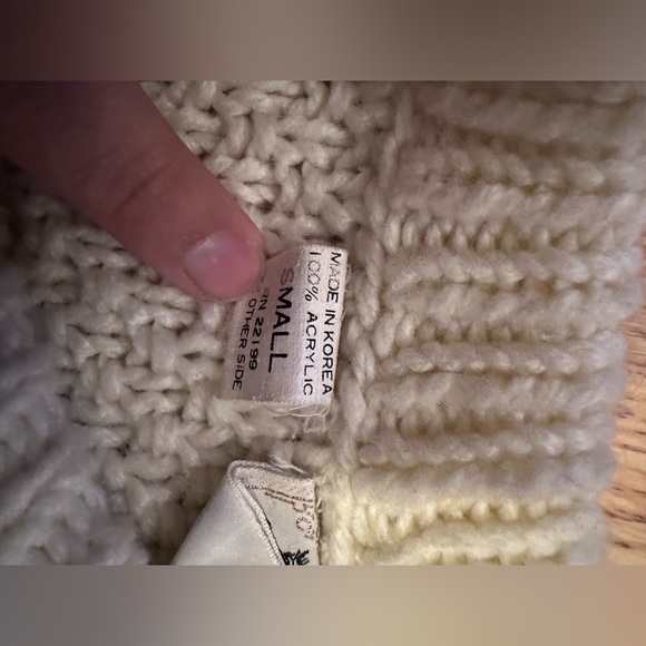 Bennington Heavy Weight Multicolored Chunky Knit Long Sleeve Sweater Size Small - Picture 3 of 8